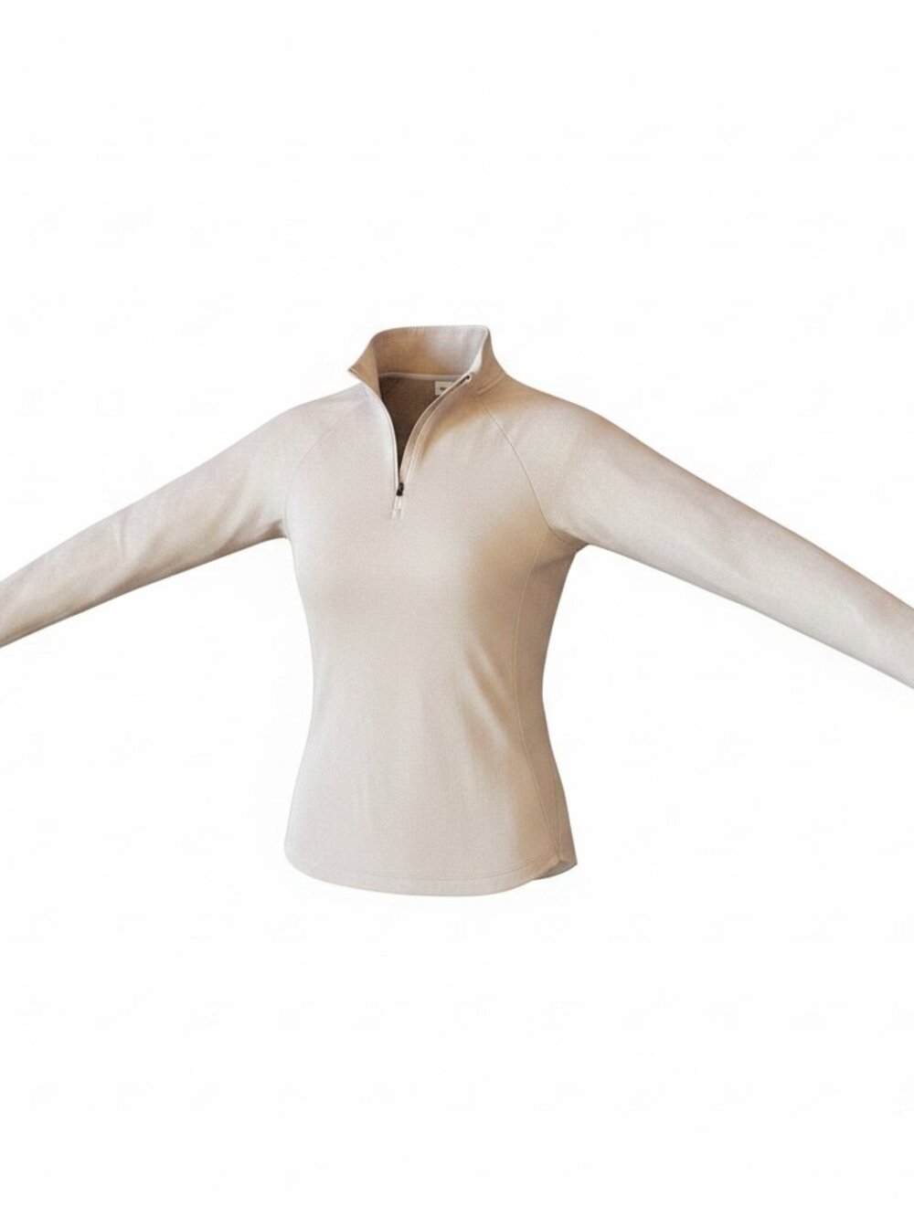 REI Co-op Women's Active Pursuits Quarter-Zip Pullover | M | Cream